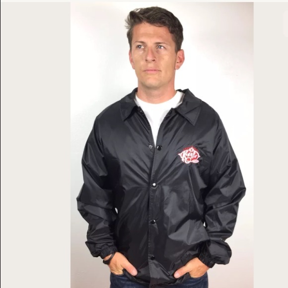 king pin Other - King Pin Tattoo Black Snap Button Windbreaker XL